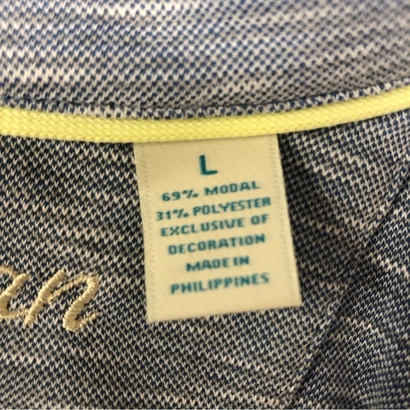 Roundtree & Yorke Caribbean Light Blue Modal Blend Polo Shirt Size L NWT - Picture 4 of 6